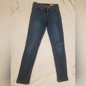 High Rise Dark Blue Aeropostale Jeggings